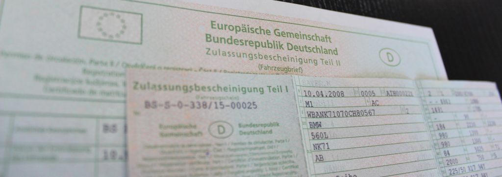 D.w.z Zielig wassen Welke Duitse autopapieren heb je nodig? - Easy Import